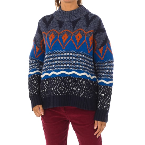 D-NEPAL W wool sweater long sleeve and round neck GA4FO2 woman