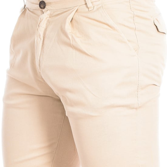 Men's Bermuda shorts with straight cut hem TMB004-TL121