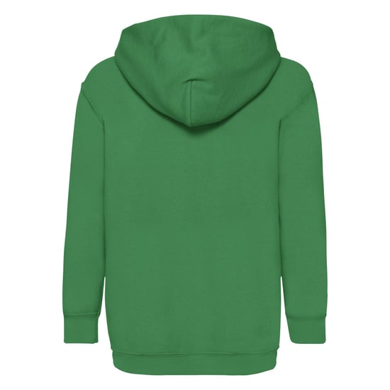 Fruit of the Loom Kinderen/Kinderen Classic Hooded Sweatshirt (Kelly Groen) - Image 2