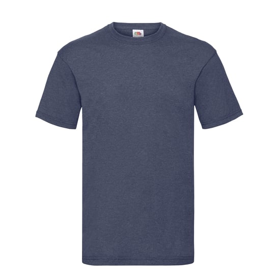 Fruit of the Loom Heren Valueweight Heather T-shirt (Vintage Marine) - Image 1