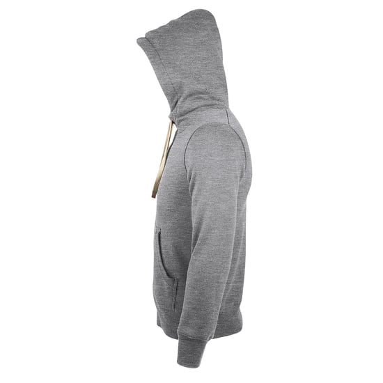 SOLS Sherpa Unisex Zip-Up Hooded Sweatshirt / Hoodie (Grijze Mergel) - Image 3