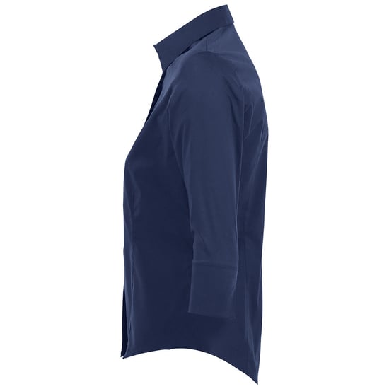 SOLS Dames/dames Effect 3/4 mouw passend werkoverhemd (Donkerblauw) - Image 3
