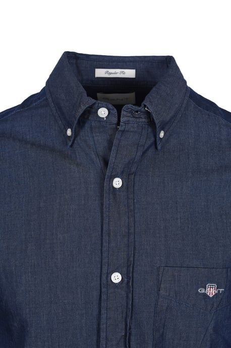 Gant Long Sleeved Shirt Dark Indigo