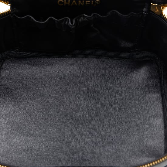 Vintage Chanel CC Vanity Bag Black - Image 5