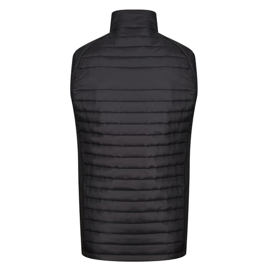 Regatta Mens Navigate Quilted Hybrid Gilet (Black/New Royal)