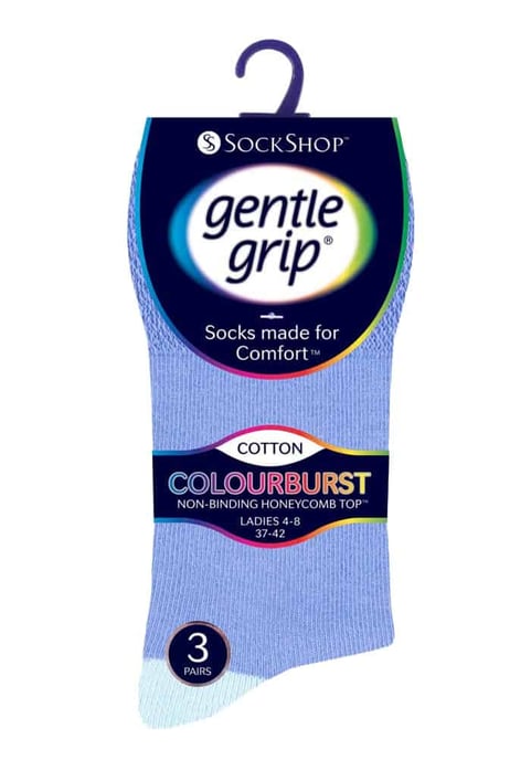 6 paar sokken zonder elastiek damessokken met zachte grip - GG188 - Image 2