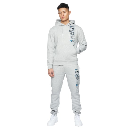 Crosshatch Heren Pepperhill Hoodie (Lichtgrijs mergel) - Image 3