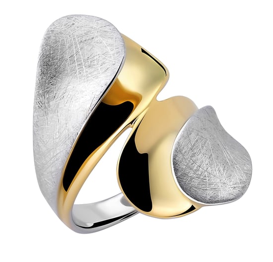 Orphelia Dames 925 Sterling Zilveren Ring - Zilver/Goud ZR-7508 - Image 3