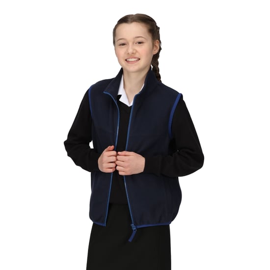 Regatta Childrens/Kids Microfleece Body Warmer (Navy)