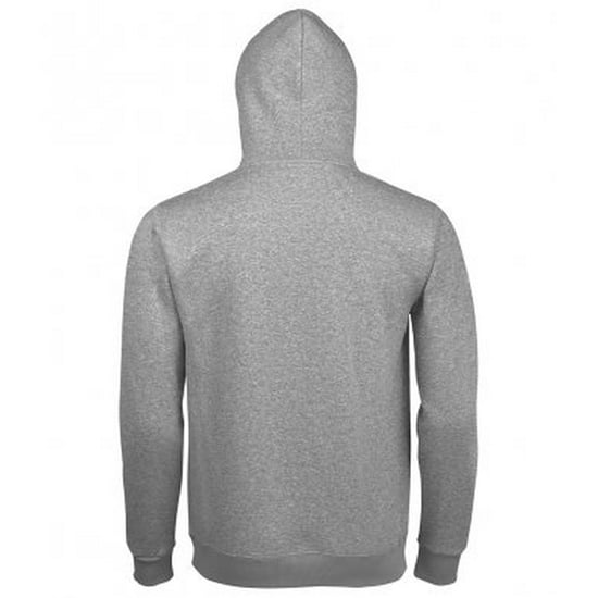 SOLS Unisex Volwassenen Spencer Hooded Sweatshirt (Grijze Mergel) - Image 2