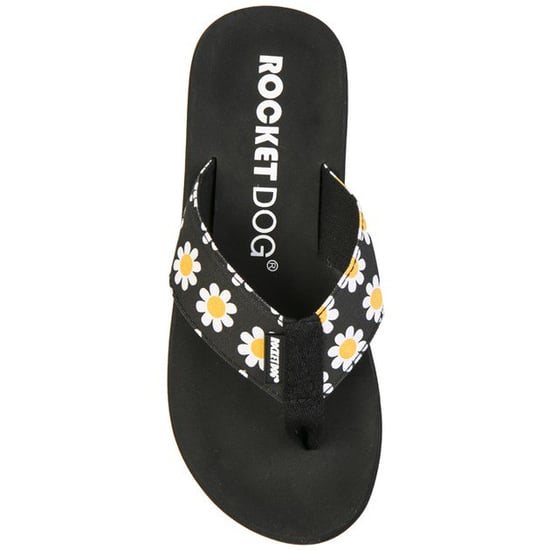 Women's Rocket Dog Adios Daisy Fields Flip Flops in Black - Image 4