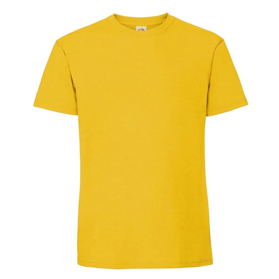 Fruit Of The Loom Heren Ringgesponnen Premium T-Shirt (Zonnebloem) - Image 1