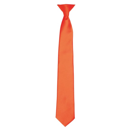 Premier Satijnen stropdas voor volwassenen (Oranje) - Image 1