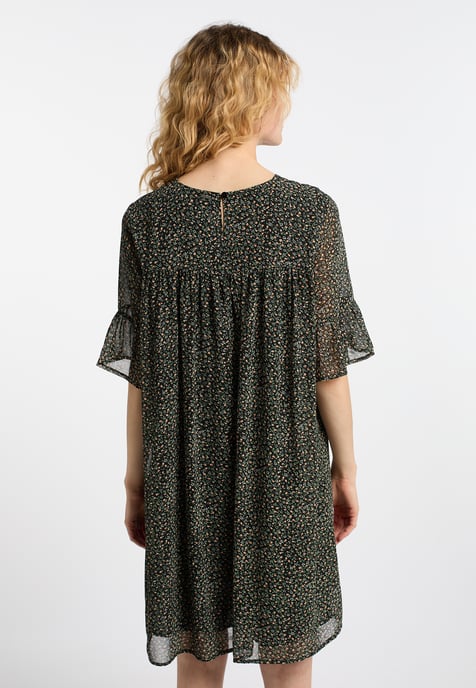 Dreimaster Jurk Dames Zwart Veelkleurig - Image 4