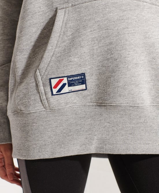 Superdry Code Logo Chenille Oversized Hoodie - Image 4