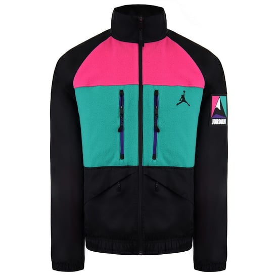 Nike Jordan Long Sleeve Black Zip Up Mens Winter Utility Jacket CT3380 010