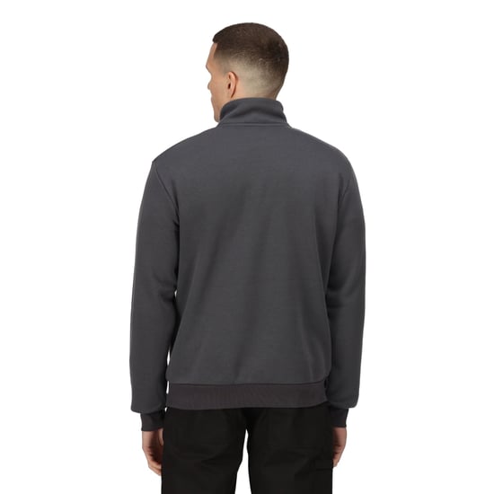Regatta Mens Pro Quarter Zip Sweatshirt (Seal Grey)