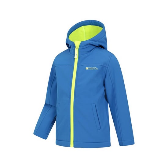 Mountain Warehouse Waterbestendige Soft Shell Jas voor kinderen/Kinderen (Kobalt) - Image 3