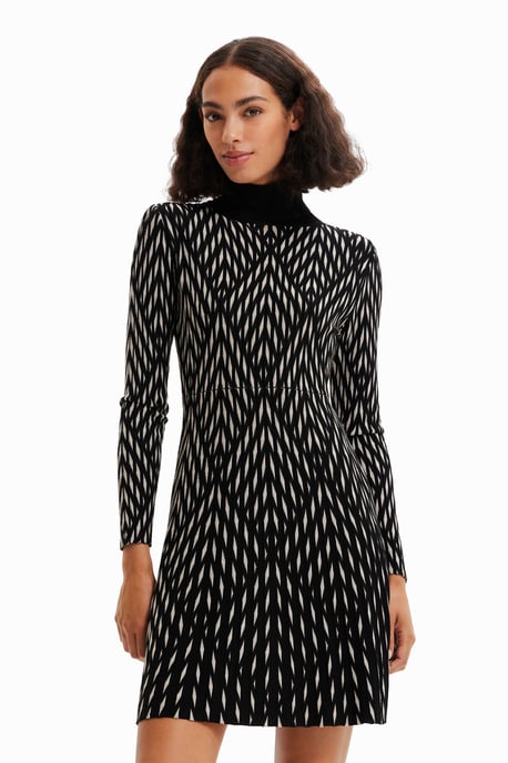 Desigual Dames Zwarte Jurk - Image 3