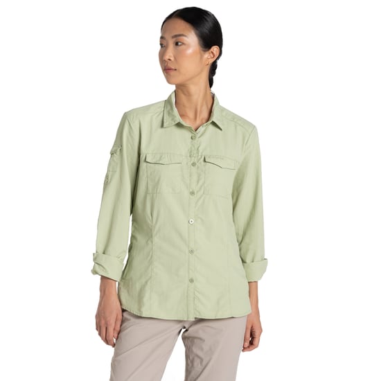 Craghoppers Dames/Dames Adventure III Nosilife Shirt Met Lange Mouwen (Boeddhistisch Groen) - Image 3