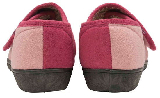 Dunlop - Dames Verstelbare Brede Pasvorm Geheugenfoam Bloemige Klittenbandslippers voor Oudere Vrouwen - Image 2