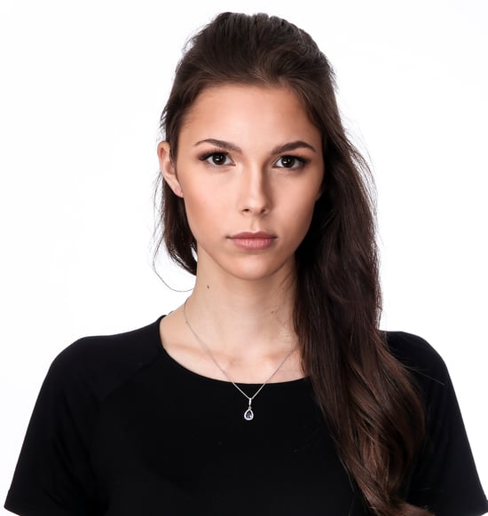 Orphelia 'Enora' Women's 925 Sterling Silver Chain with Pendant - Silver ZH-7226/BT