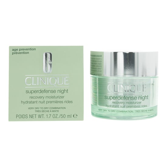Clinique Superdefense Night Recovery Moisturiser ( Very Dry to Dry Combination) 50ml - Image 1