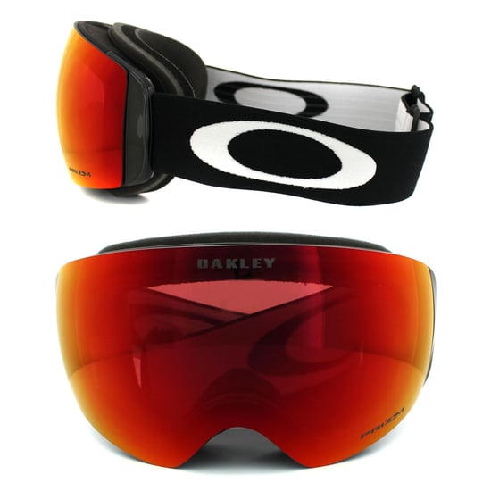 Oakley Ski Snow Goggles Flight Deck XM OO7064-39 Mat Zwart Prizm Torch Iridium - Image 2