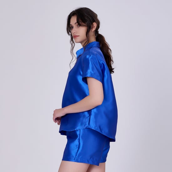 Shirt met korte mouwen in taf - Image 4