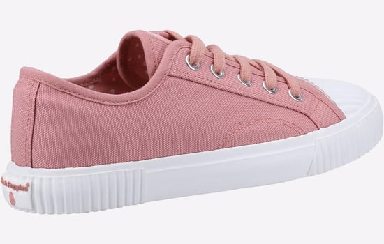 Hush Puppies Brooke Stoffen Damessneakers In Het Roze - Image 3