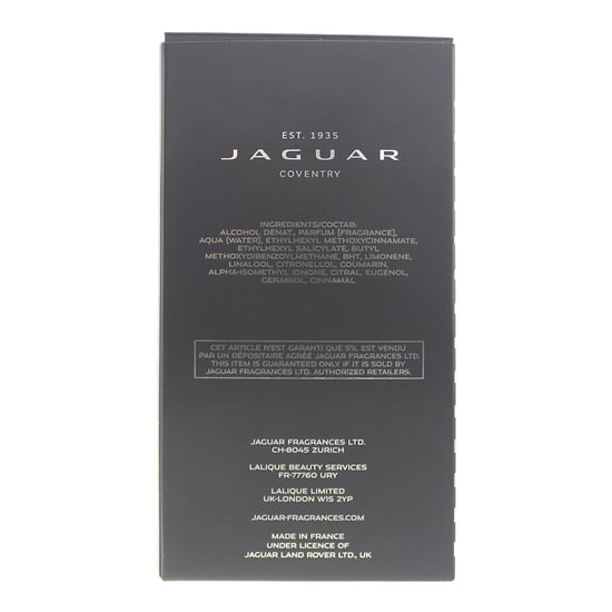 Jaguar Era Eau De Toilette 100ml Spray Voor Hem - Image 4