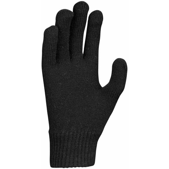 Nike Kinderen/Kinderen Gebreide Swoosh Winterhandschoenen (Zwart/Wit) - Image 2