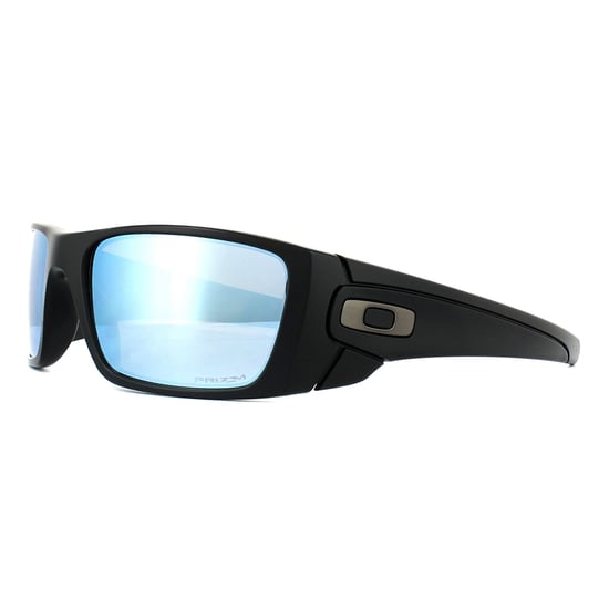 Oakley Wrap Heren Mat Zwart Prizm Diep Water Gepolariseerde Zonnebril - Image 1