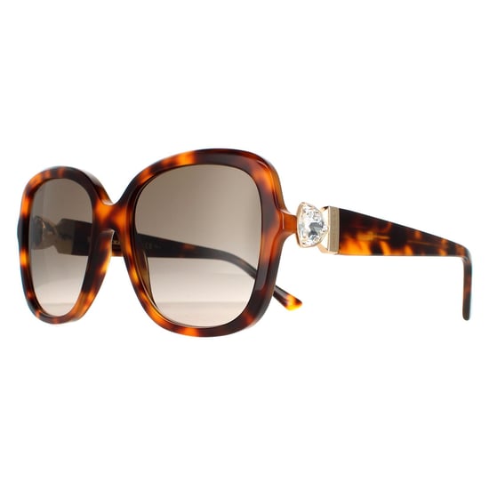 Jimmy Choo Square Womens Havana Brown Gradient SADIE/S
