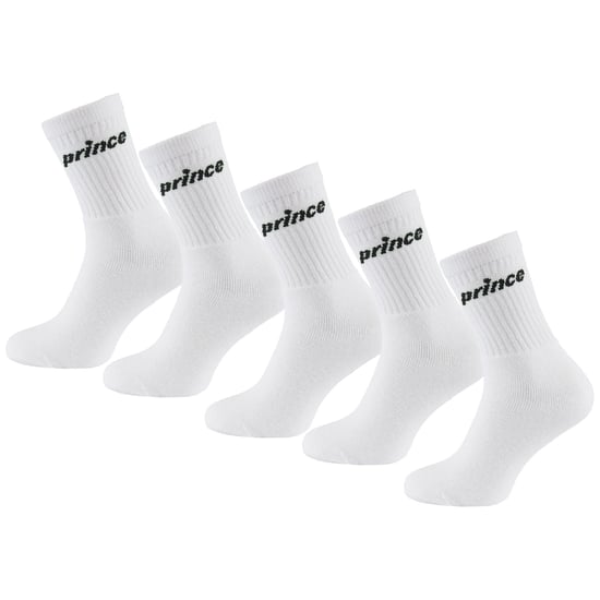 Prince Tennis 5-Pack Heren Witte Sokken - Image 1