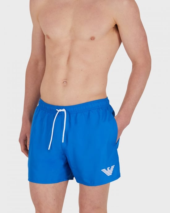 Emporio Armani heren zwemshorts met adelaarslogo, geweven - Image 1