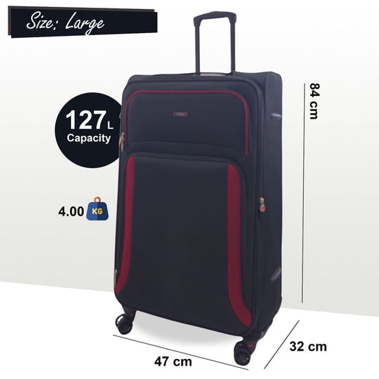 Soft 8 Wheel Luggage Light Travel Suitcases
