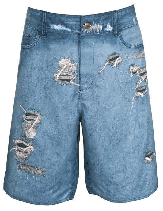 Trespass KOHADA Shorts-DENIM PRINT