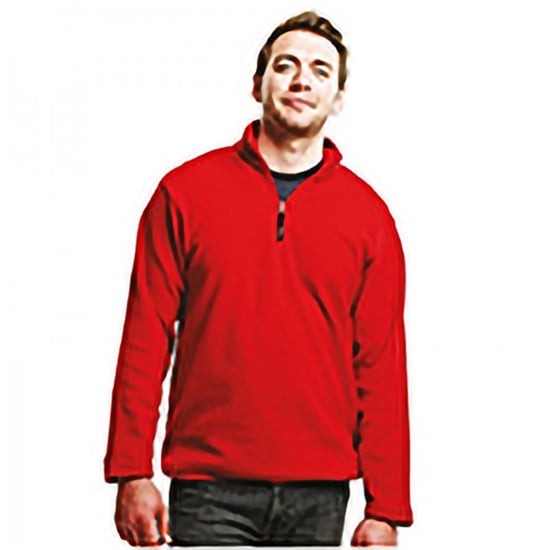 Regatta Mens 170 Series Anti-pill Zip Neck Micro Fleece (Classic Red)