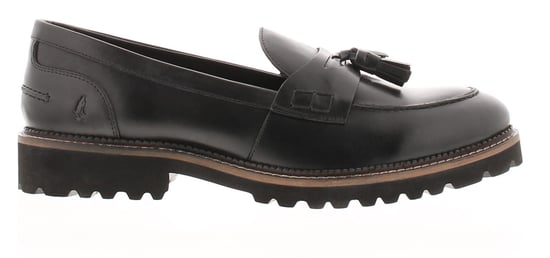 Hush Puppies Ginny Suède Dames Zwarte Instappers - Image 2
