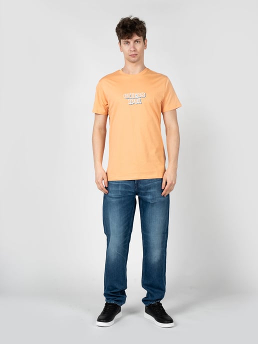 Guess T-Shirt Embro Mannen oranje - Image 2