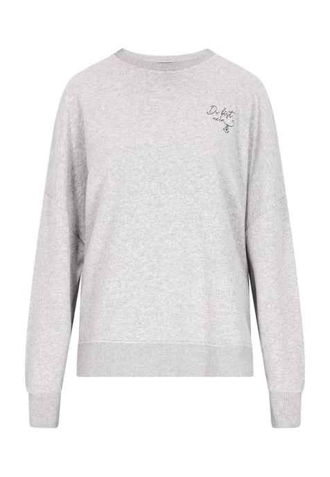 Dreimaster Sweatshirt Dames grijs melange - Image 1