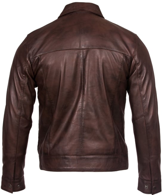 Retro biker jacket from Nappa leather