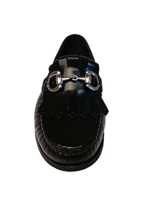 Woman's Mokassin Schuh Melq Farbe Schwarz - Image 3
