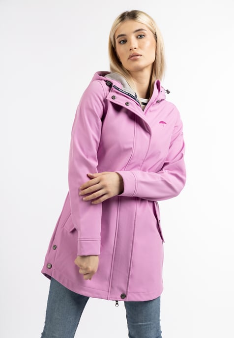 Schmuddelwedda Softshell korte jas Dames Snoeproze - Image 3