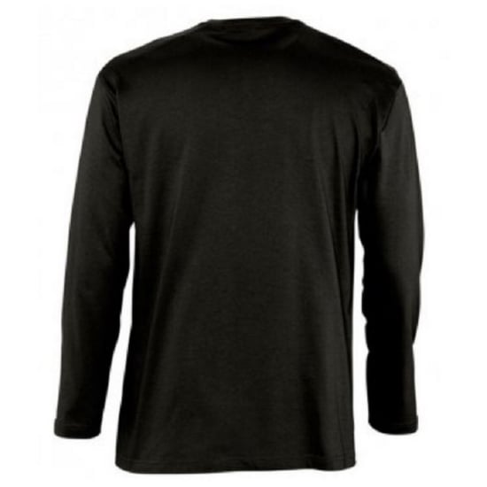 SOLS Heren Monarch T-Shirt met lange mouwen (Diep zwart) - Image 2