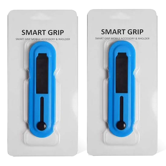 Aquarius Universal Finger Grip Ring Band Smart Mobile Phone Holder - Blue