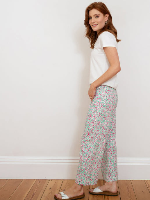 Kite Clothing Fiddleford Wide Leg Twill Crops