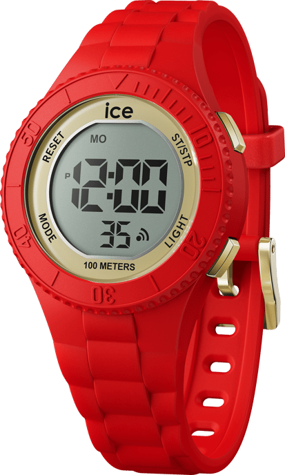 Ice Watch Ice Digit - Red Gold Kind Horloge Rood 021620 - Image 1
