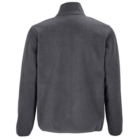 SOLS Heren Factor Fleecejack met rits (Houtskool Grijs Effen) - Image 2